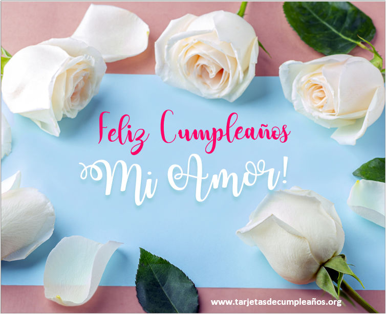 ▷ Tarjetas de Cumpleaños para Esposa o Novia Imágenes con frases ????